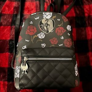 Jack and sally nightmare before Christmas mini backpack